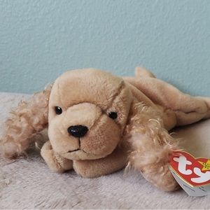 🆕 TY BEANIE BABY Dog named “Spunky”